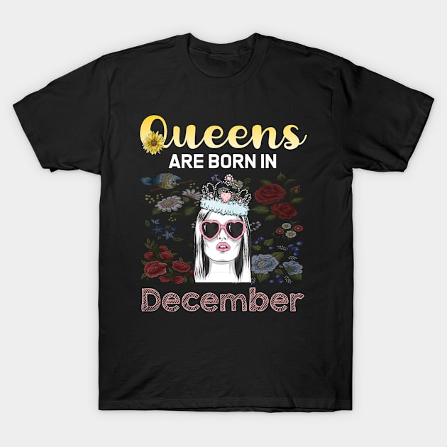 Queen face December T-Shirt by symptomovertake